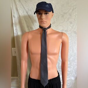 Chadwick Traditionals Dark Gray Tie With Red, Gold and White Dots